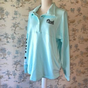 Pink Brand crew neck, teal color, size medium